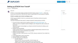 
                            13. Setting up STACK from TransIP - How-To - Duplicati