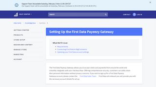 
                            11. Setting Up the First Data Payeezy Gateway - BigCommerce Support