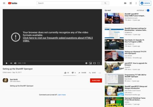 
                            6. Setting up the SharkRF Openspot - YouTube