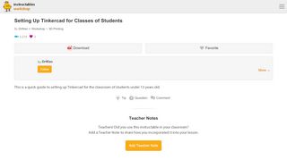 
                            12. Setting Up Tinkercad for Classes of Students - Instructables
