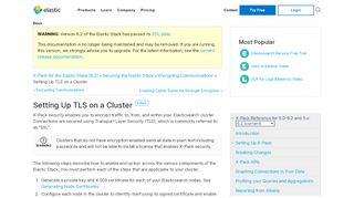 
                            11. Setting Up TLS on a Cluster | X-Pack for the Elastic Stack [6.2] | Elastic