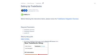 
                            9. Setting Up TradeGecko - CartRover - CartRover Documentation