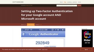 
                            8. Setting up Two-Factor Authentication for your Google account AND ...