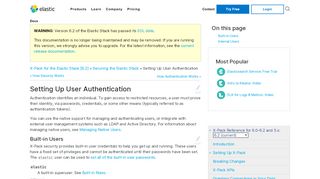
                            2. Setting Up User Authentication | X-Pack for the Elastic Stack [6.2 ...