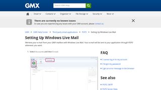 
                            10. Setting Up Windows Live Mail - GMX Support - GMX Help Center