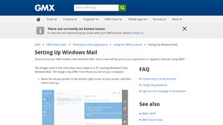 
                            4. Setting Up Windows Mail - GMX Support - GMX Help Center