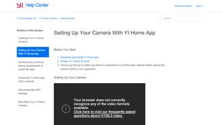
                            3. Setting Up Your Camera With YI Home App – YI Technologies, Inc.