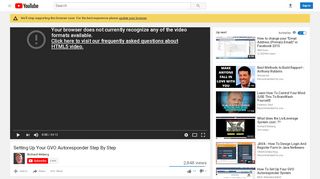 
                            4. Setting Up Your GVO Autoresponder Step By Step - YouTube