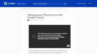 
                            10. Setting up your iPhone to sync with Google Contacts - PieSync