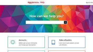 
                            2. Setting up your Kobo eReader - kobo.com/help