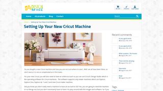 
                            11. Setting Up Your New Cricut Machine | Our Design Space