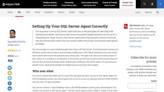 
                            5. Setting Up Your SQL Server Agent Correctly - Simple Talk