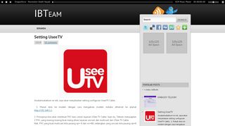 
                            12. Setting UseeTV ~ IBTeam