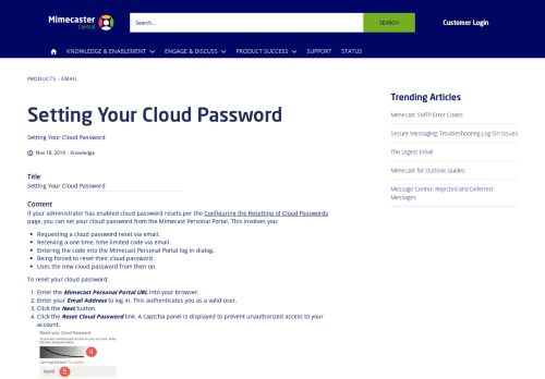 
                            1. Setting Your Cloud Password | Mimecaster Central