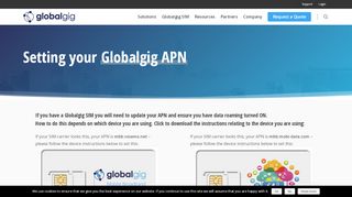 
                            5. Setting your Globalgig APN | Help and Support | Globalgig