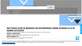 
                            7. Settings Icon is Missing on Enterprise Home Screen v3.0 in Admin ...
