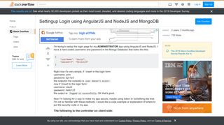 
                            1. Settingup Login using AngularJS and NodeJS and MongoDB - Stack ...