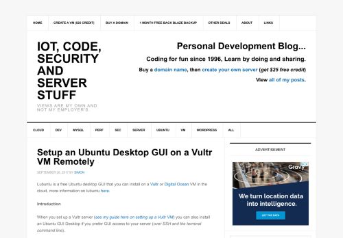 
                            7. Setup an Ubuntu Desktop GUI on a Vultr VM Remotely - Simon Fearby