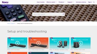 
                            5. Setup and troubleshooting | Official Roku Support