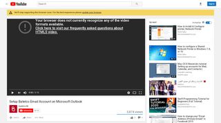 
                            7. Setup Batelco Email Account on Microsoft Outlook - YouTube