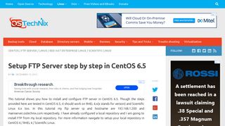 
                            11. Setup FTP Server step by step in CentOS 6.5 - OSTechNix