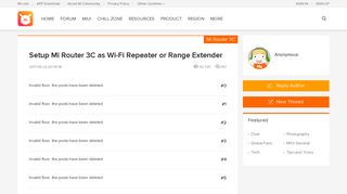 
                            1. Setup Mi Router 3C as Wi-Fi Repeater or Range Extender - Mi Router ...