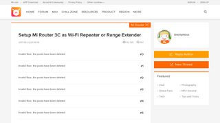 
                            1. Setup Mi Router 3C as Wi-Fi Repeater or Range Extender - ...