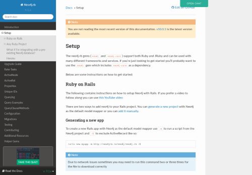 
                            12. Setup — Neo4j.rb 9.1.8 documentation - Neo4j.rb's documentation!