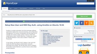 
                            12. Setup New User and SSH Key Auth. using Ansible on Ubuntu 18.04