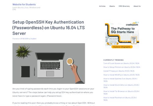 
                            8. Setup OpenSSH Key Authentication (Passwordless) on Ubuntu 16.04 ...