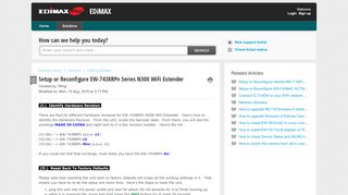 
                            11. Setup or Reconfigure EW-7438RPn Series N300 WiFi ... - EDiMAX
