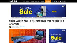 
                            6. Setup SSH on Your Router for Secure Web Access from Anywhere