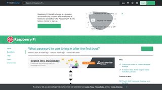 
                            2. setup - What password to use to log in after the first boot ...