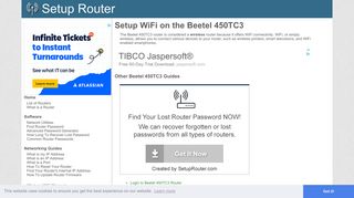 
                            3. Setup WiFi on the Beetel 450TC3 - SetupRouter