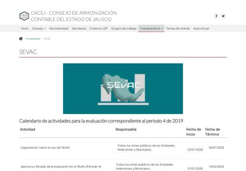 
                            5. SEvAC | CACEJ - Consejo de Armonización Contable del Estado de ...