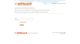 
                            6. Seven Hills Foundation-Rhode Island Shiftboard Shiftboard Login Page