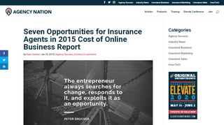
                            12. Seven Opportunities for Insurance Agents in 2015 Cost of Online ...