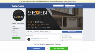 
                            1. Seven Opportunity - Inicio | Facebook