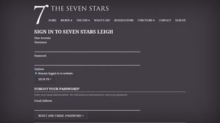 
                            11. Seven Stars Leigh :: Login