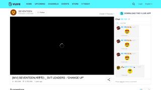 
                            6. SEVENTEEN(세븐틴) _ SVT LEADERS - 'CHANGE UP' - V LIVE