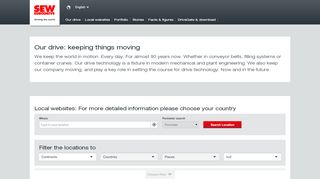 
                            8. SEW-EURODRIVE: Corporate Website
