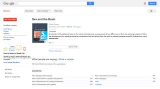 
                            12. Sex and the Brain - Google बुक के परिणाम