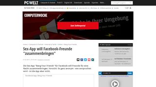 
                            11. Sex-App will Facebook-Freunde 