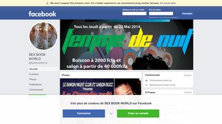 
                            8. SEX BOOK WORLD - Accueil | Facebook