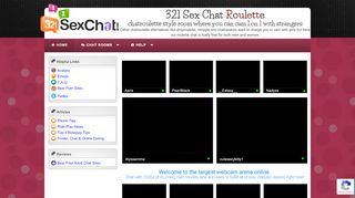 
                            10. Sex ChatRoulette (Free) - 321SexChat