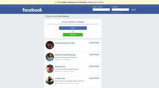 
                            2. Sex Hookup Profiles | Facebook