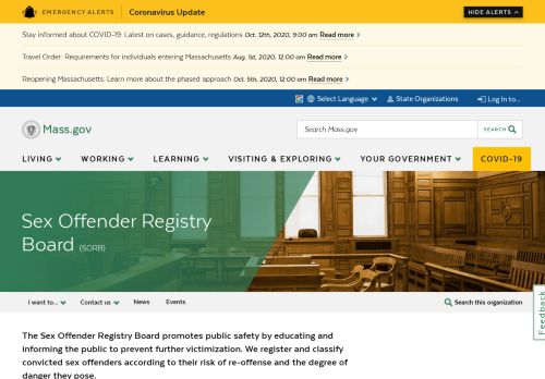 
                            3. Sex Offender Registry Board | Mass.gov