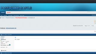 
                            10. sexadgang.dk - Seite 5 - Passwords Castle