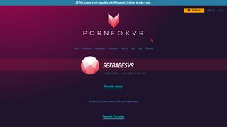 
                            5. SexBabesVR - Member - PornfoxVR