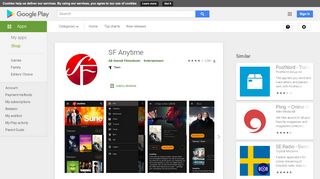 
                            12. SF Anytime – Apps i Google Play